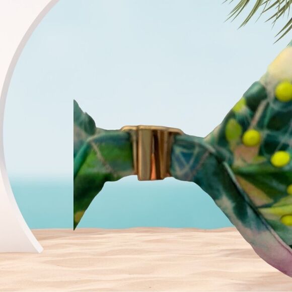 VICTORIA SECRET GREEN BIKINI TOP, 34C - Picture 4 of 5